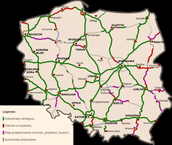 Koszty płatnych autostrad