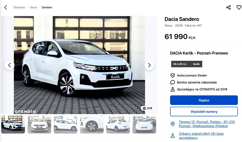Opłacalne nowe samochody
