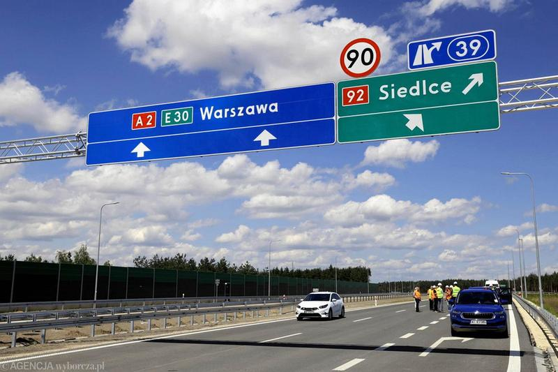 Prędkość na autostradzie